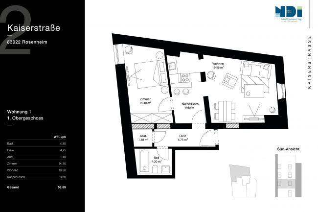 Wohnung 1 Grundriss